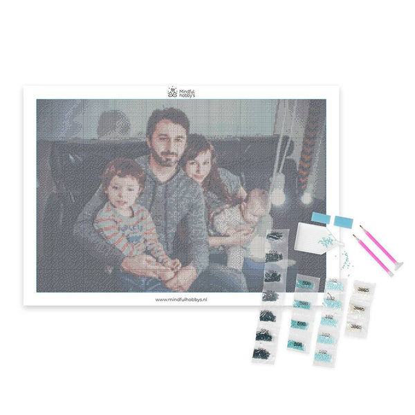 Diamond painting - Eigen foto