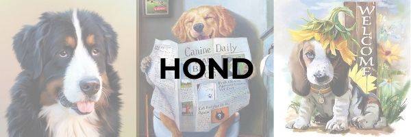 Diamond painting hond