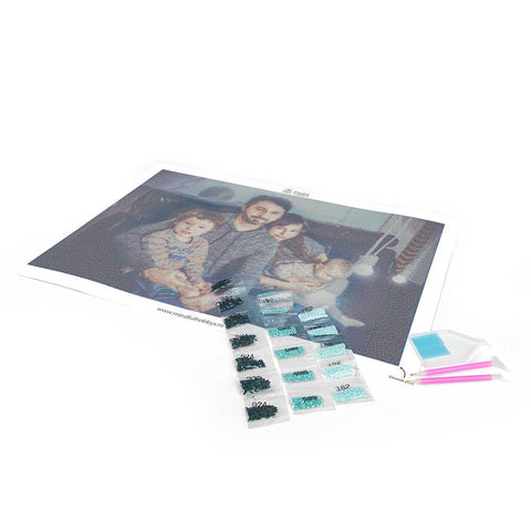 Diamond painting - Eigen foto