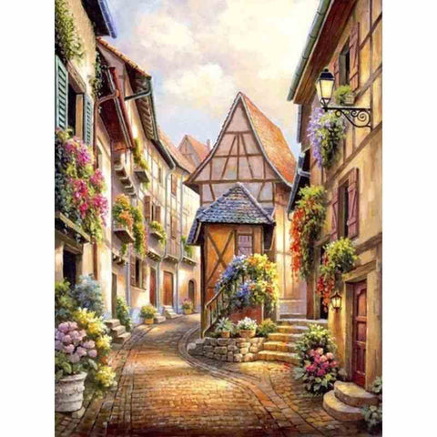 Diamond painting - Duitse huisjes