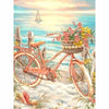 Diamond painting - Geschilderde fiets met bloemen