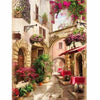 Diamond painting - Karakteristiek straatje met restaurant