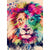 Diamond painting - Kleurrijke geschilderde leeuw