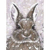 Diamond painting - Konijntje in de sneeuw