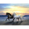 Diamond painting - Paarden op het strand