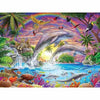 Diamond painting - Dolfijnen met regenboog