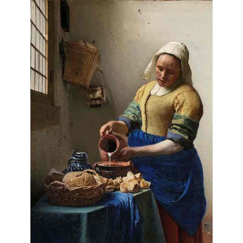 Diamond painting - Het melkmeisje van Johannes Vermeer