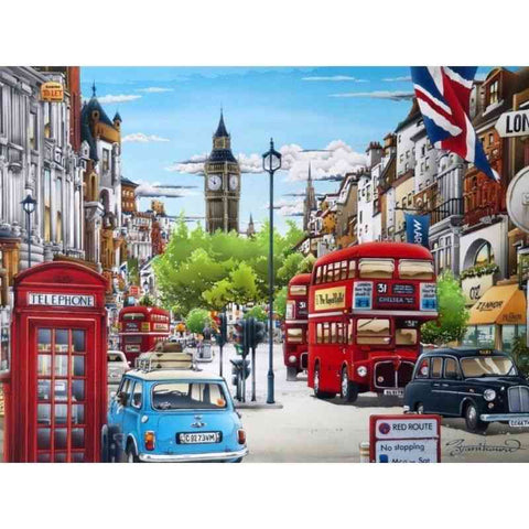 Diamond painting - Londen cartoon