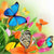 Diamond painting - Meerdere gekleurde vlinders