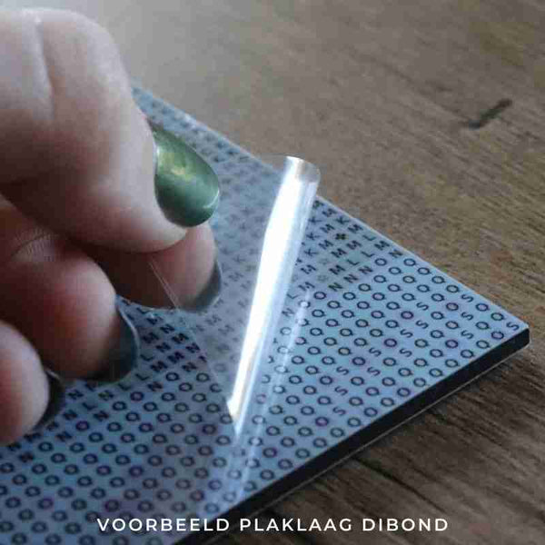 Diamond painting - plaklaag dibond