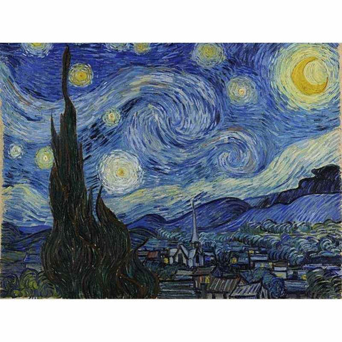 Diamond painting - Sterrennacht van Vincent van Gogh