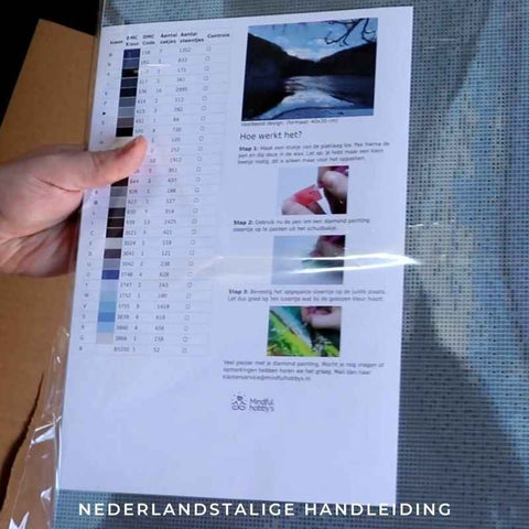 Diamond painting - Nederlandstalige handleiding