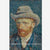 Puzzel - zelfportret van Vincent van Gogh - voorbeeld uitsnede 1000 stukjes