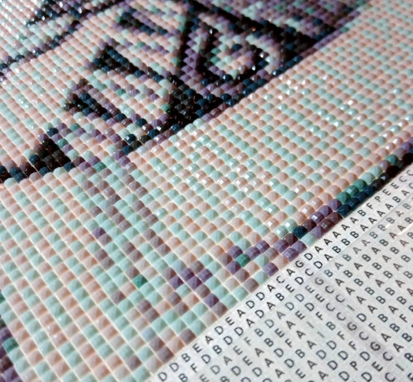 Diamond painting - Abstracte kunst van instagrammer @happydiamondpainting