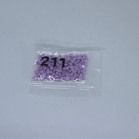 Diamond painting losse steentjes vierkant kleur 211