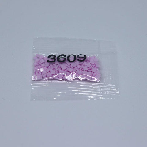 Diamond painting losse steentjes vierkant kleur 3609