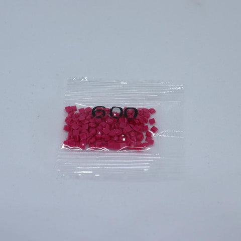 Diamond painting losse steentjes vierkant kleur 600