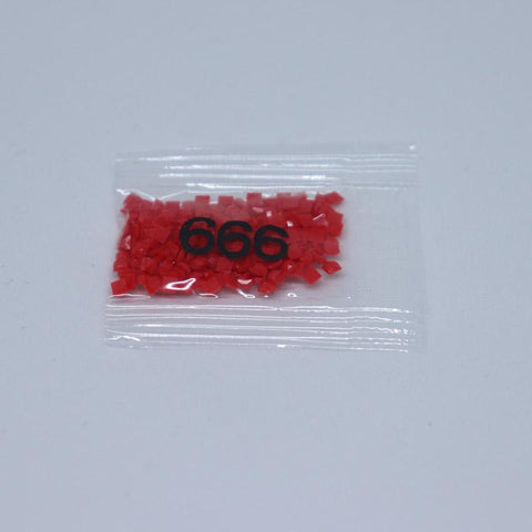 Diamond painting losse steentjes vierkant kleur 666